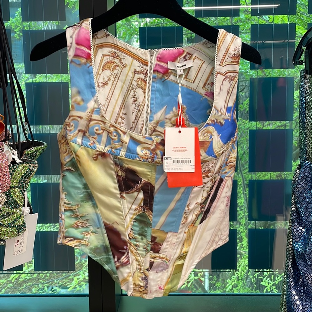 Miaou Paloma Elsesser Campbell Corset in Baroque